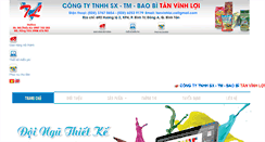 Desktop Screenshot of inbaobinhua.com.vn